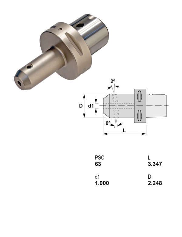 Picture of Canela Tool 18.306.063.0100 C6 End Mill 1.0000 25.40mm